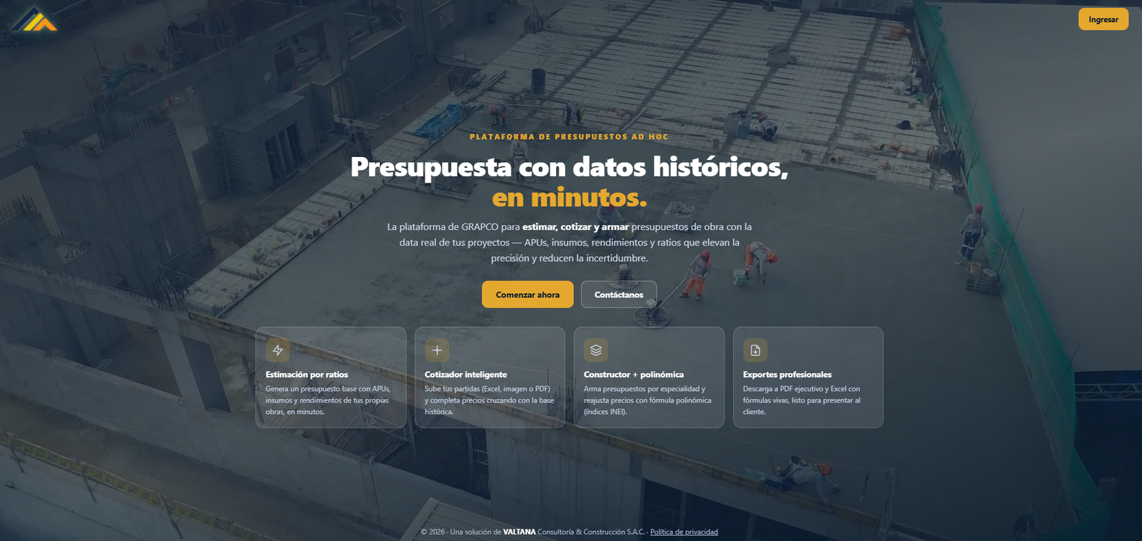 Plataforma de Gestión VDC