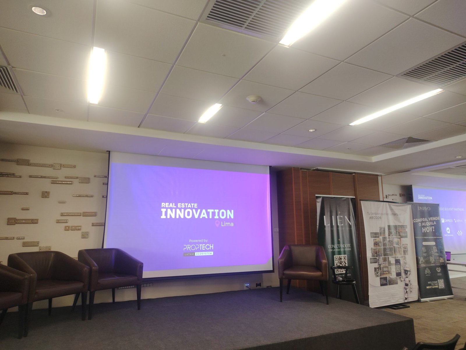 Auditorio de Real Estate Innovation Lima, organizado por PropTech Latam