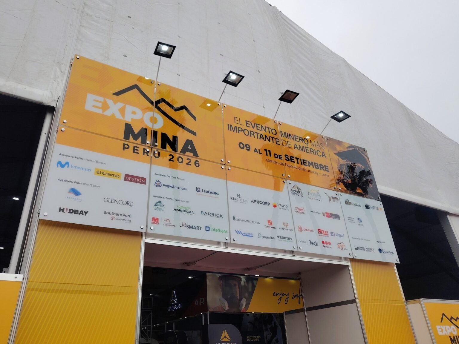 EXPOMINA PERÚ 2026 se realizó del 9 al 11 de septiembre en el Centro de Exposiciones Jockey, en Lima.